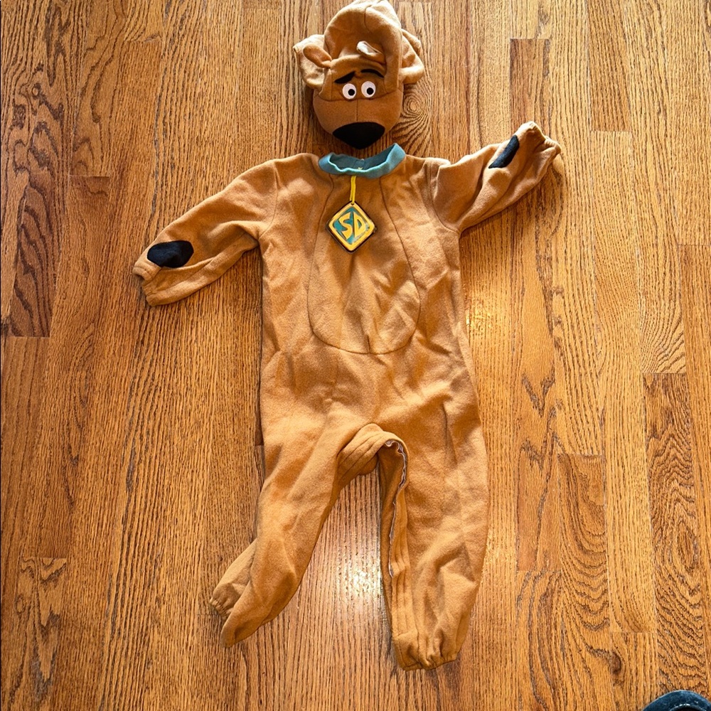Scooby-Doo Toddler Costume - 2T - good condition